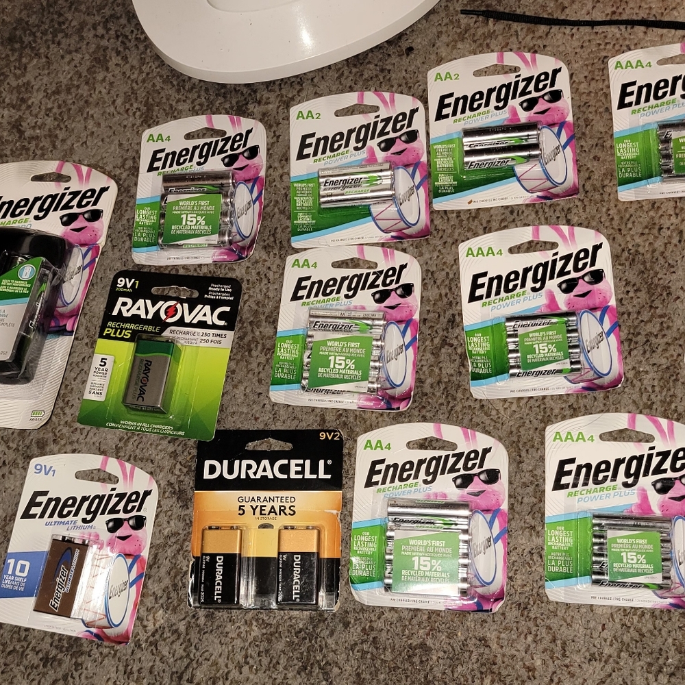 Assortment of batteries